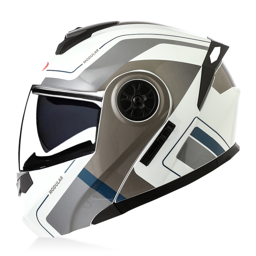 High Quality Modular Flip Up H - đánh giá và giá Full Face Motorcycle Helmet With Bluetooth