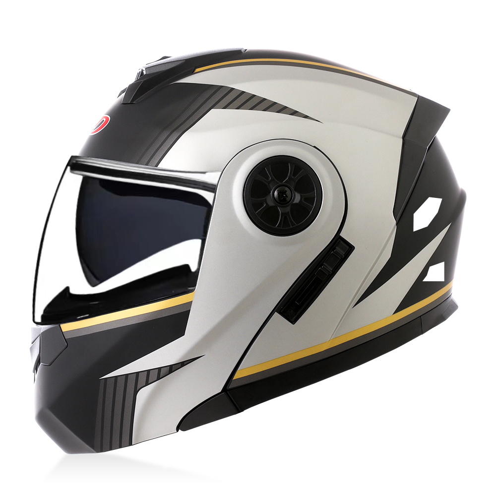 High Quality Modular Flip Up H - đánh giá và giá Full Face Motorcycle Helmet With Bluetooth