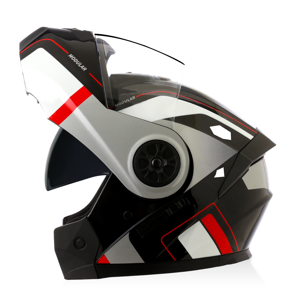 High Quality Modular Flip Up H - đánh giá và giá Full Face Motorcycle Helmet With Bluetooth