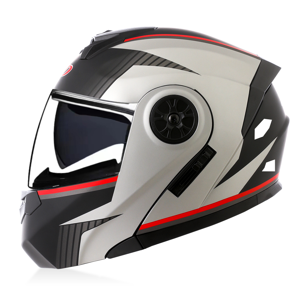 High Quality Modular Flip Up H - đánh giá và giá Full Face Motorcycle Helmet With Bluetooth