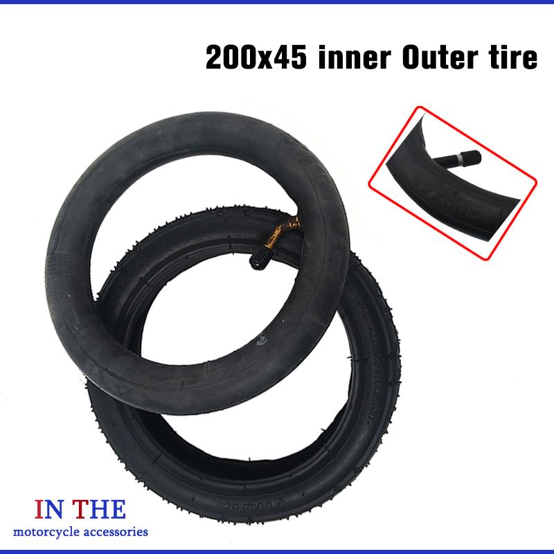 Thickened scooter tire 200x45  - đánh giá và giá Scooter Parts